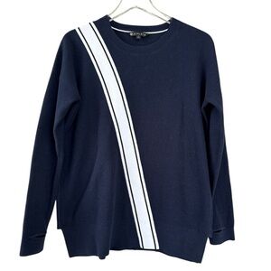Athleta Streetwise Sweater Navy Blue Size Small